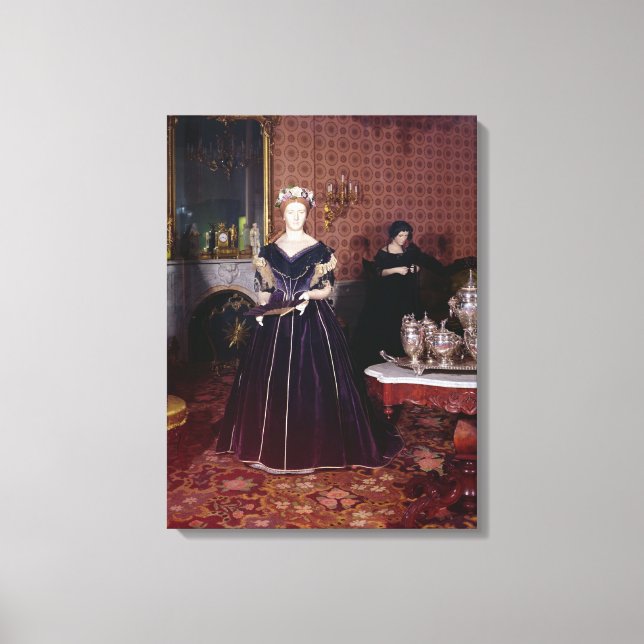 Lienzo Ball gown de Mary Todd Lincoln (Anverso)