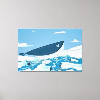 Lienzo Ballena Ártica