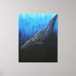 Lienzo Ballena gris