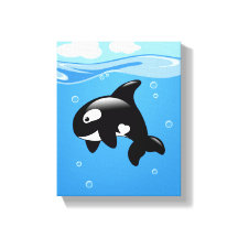 Ballena orca en el océano