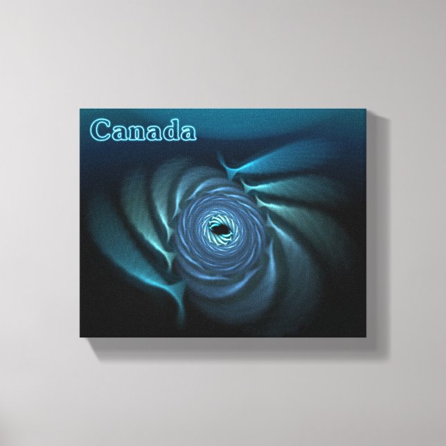 Lienzo Ballenas de hielo - Canadá (Anverso)