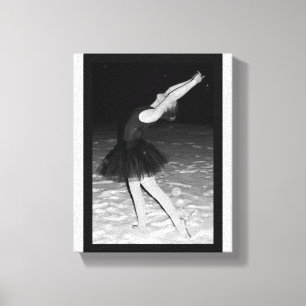 Lienzo Ballerina en la Nieve -