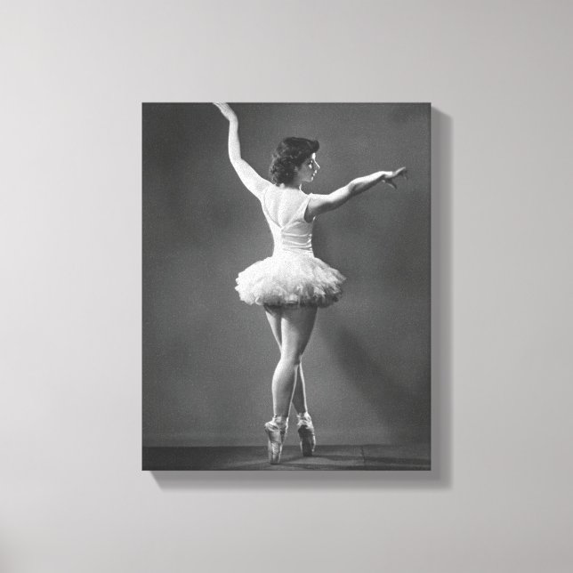 Lienzo Ballerina en Tutu (Anverso)