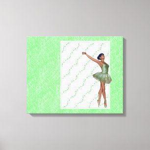 Lienzo Ballerina Wap Around Art