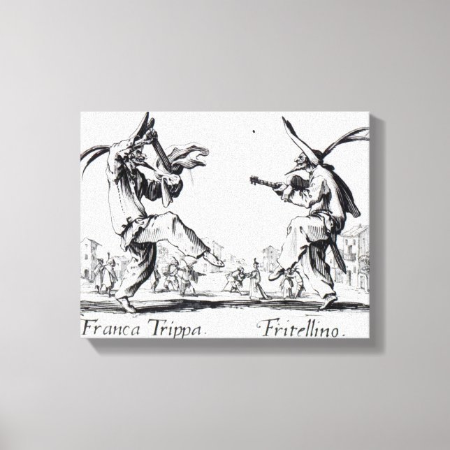 Lienzo Balli de Sfessania, c.1622 (Anverso)