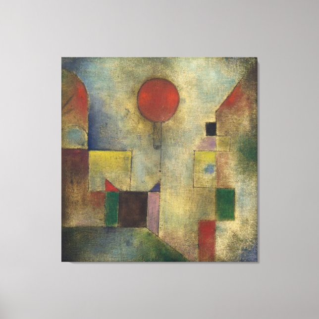 Lienzo Balón rojo (Anverso)