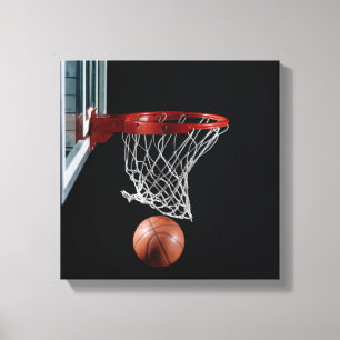 Lienzo Baloncesto en aro
