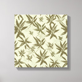 Lienzo Bambú sobre las ovejas beiges - patrón de superfic