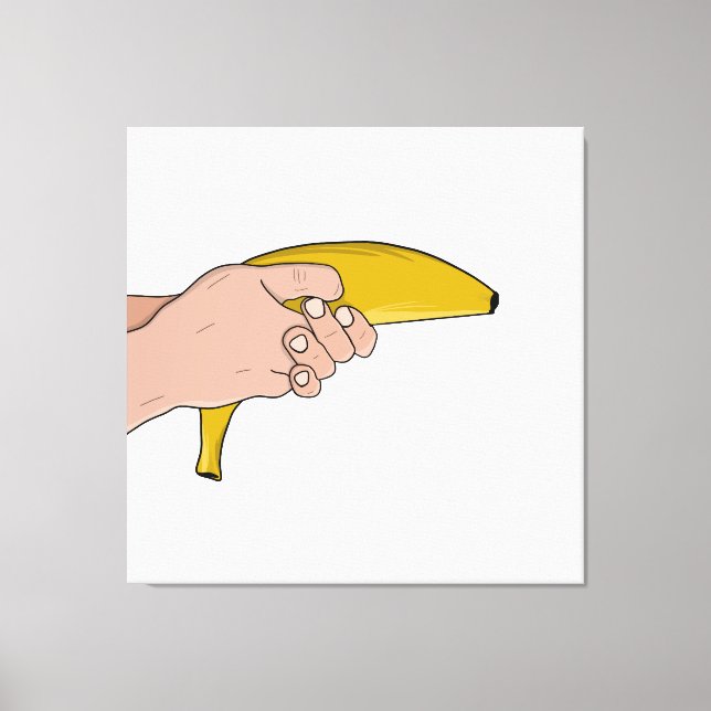 Lienzo Banana letal (Anverso)