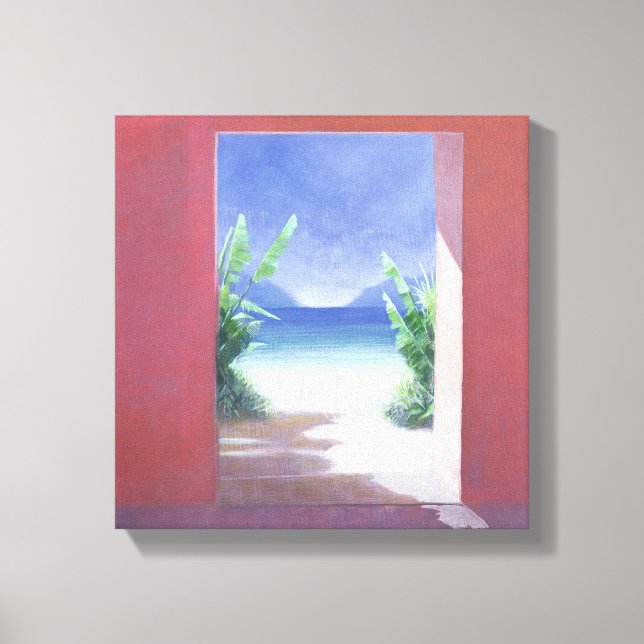 Lienzo Banana Palms 2005 (Anverso)