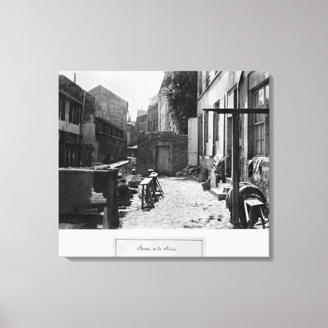 Lienzo Bancos del Bievre, París, 1858-78 (Anverso)