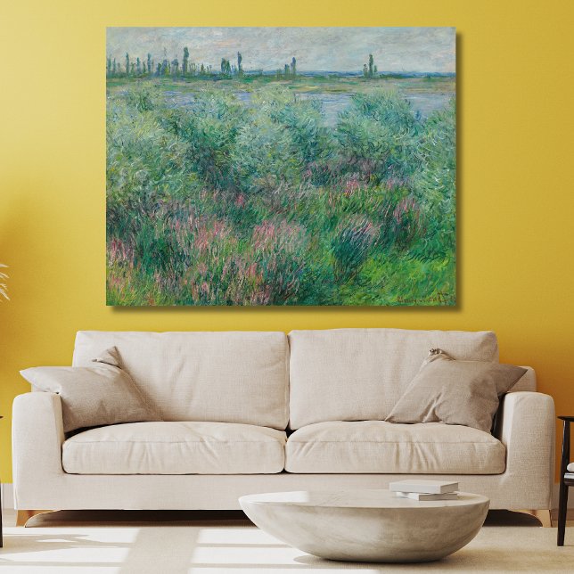 Lienzo Bancos del Sena cerca de Vétheuil, Monet 1881 (Subido por el creador)