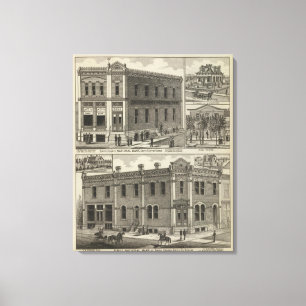 Lienzo Bancos, residencia, casa del casco, centro de