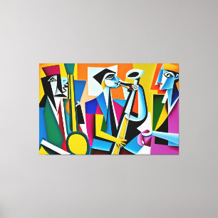 Lienzo Banda de Jazz