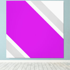 Lienzo Bandas De Carreras Gris Rojo Tropical Y Grande En 