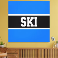 Bandas esporádicas de esquiar azul negro blanco br