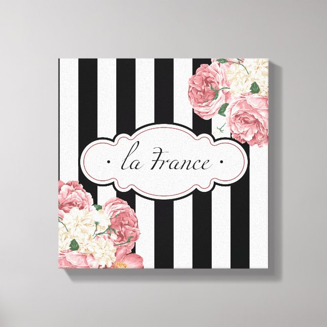 Lienzo Bandas y Rosas de Francia (Anverso)