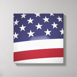 LIENZO BANDERA AMERICANA
