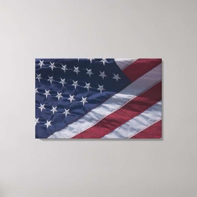 Lienzo Bandera americana. (Anverso)