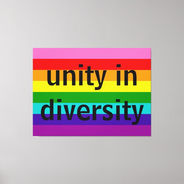 Lienzo Bandera arcoiris original 8 bandas Orgullo gay LGB (Anverso)