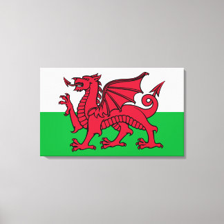 Lienzo Bandera Celta del Dragón Rojo de Gales & Galés