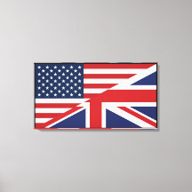 Bandera combinada estadounidense - británica