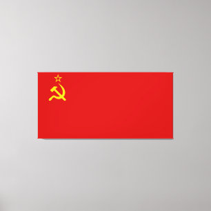 Lienzo Bandera comunista URSS de Rusia