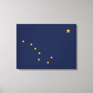 Lienzo Bandera de Alaska
