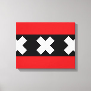 Lienzo Bandera de Ámsterdam