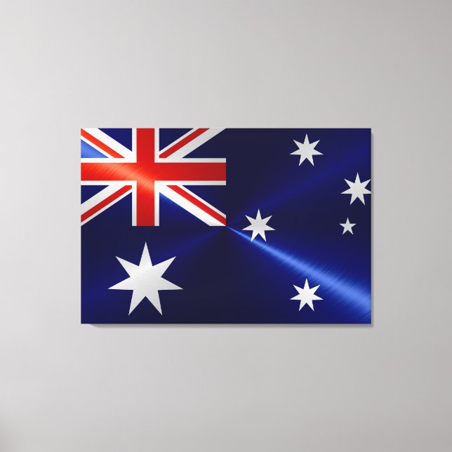 Lienzo Bandera de Australia (Anverso)