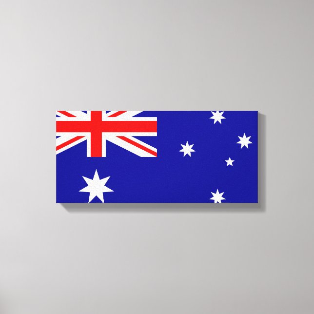 Lienzo Bandera de Australia (Anverso)