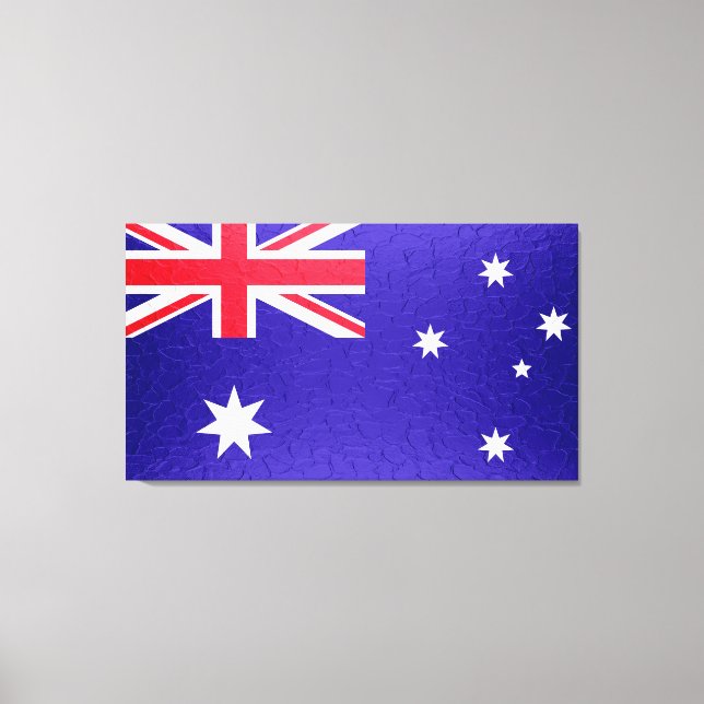 Lienzo Bandera de Australia (Anverso)
