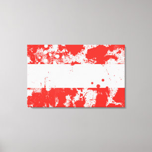 Lienzo Bandera de Austria