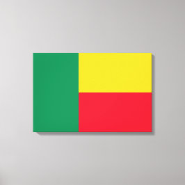 Lienzo Bandera de Benin (África)