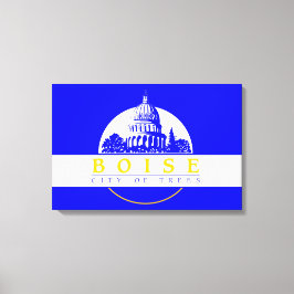 Lienzo Bandera de Boise (ciudad de Idaho)