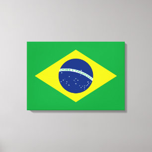 Lienzo Bandera de Brasil