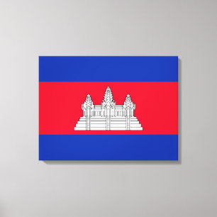 Lienzo Bandera de Camboya