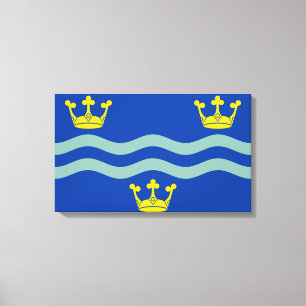Lienzo Bandera de Cambridgeshire (Condado de Inglaterra,