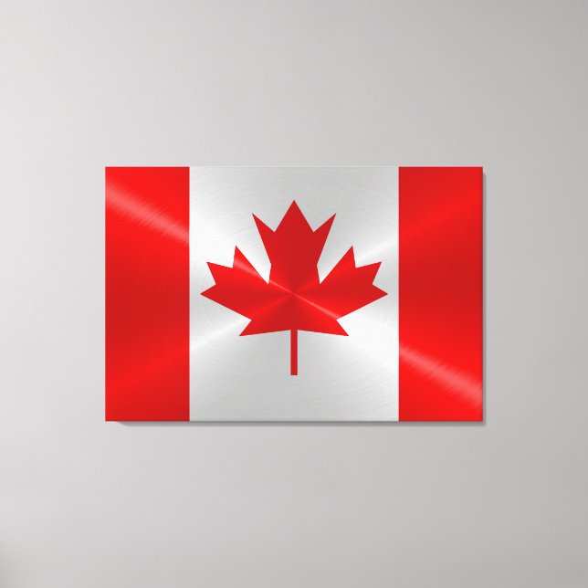 Lienzo Bandera de Canadá (Anverso)