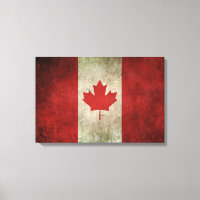 Bandera de Canadá con problemas de cosecha