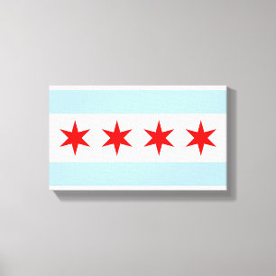 Lienzo Bandera de Chicago
