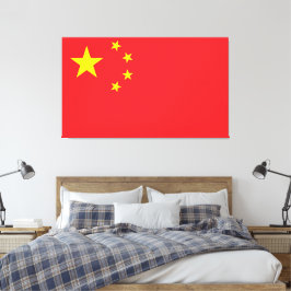 Lienzo Bandera de China