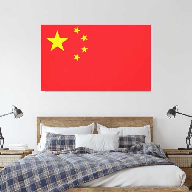 Lienzo Bandera de China (Insitu(Dormitorio))