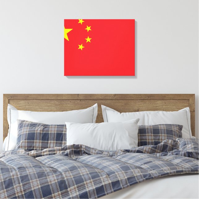 Lienzo Bandera de China (Insitu(Dormitorio))
