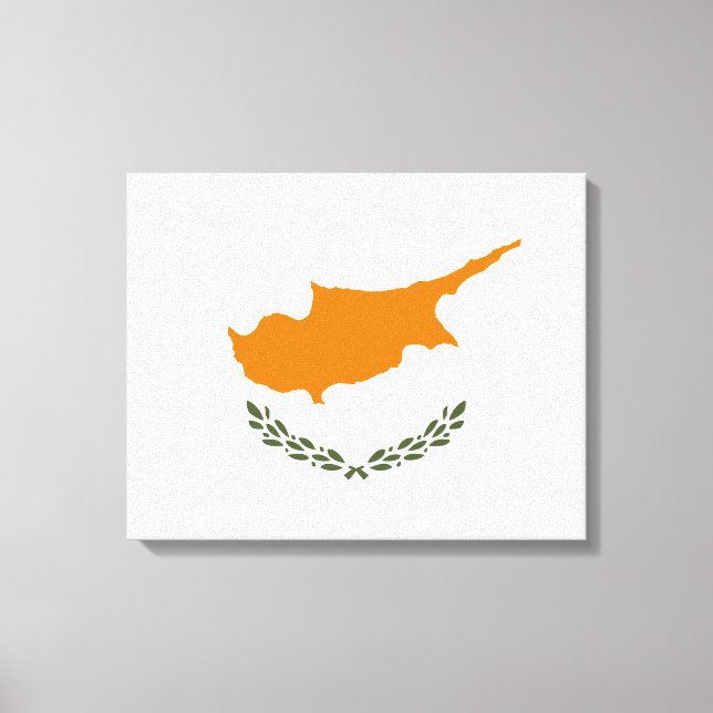Lienzo Bandera de Chipre (grecochipriota) (Anverso)