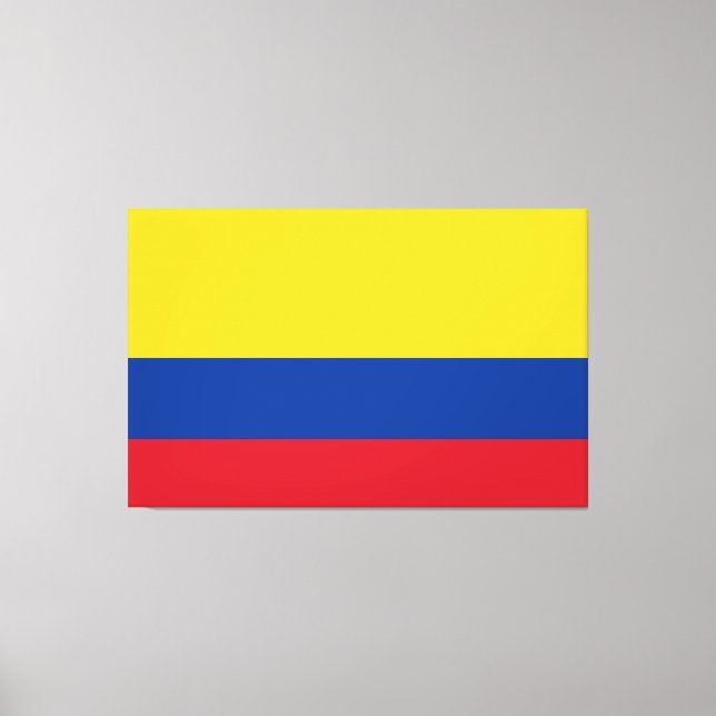 Lienzo Bandera de Colombia - Bandera De Colombia (Anverso)