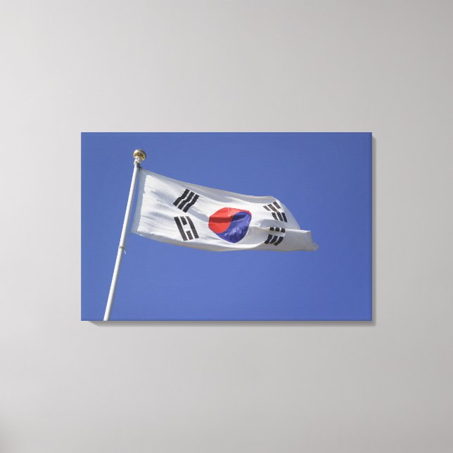 Lienzo Bandera de Corea del Sur (Anverso)
