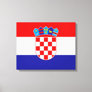 Lienzo Bandera de Croacia