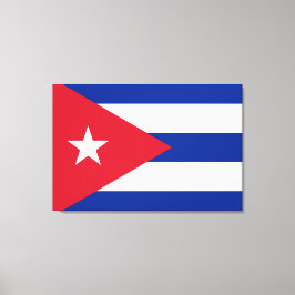 Lienzo Bandera de Cuba