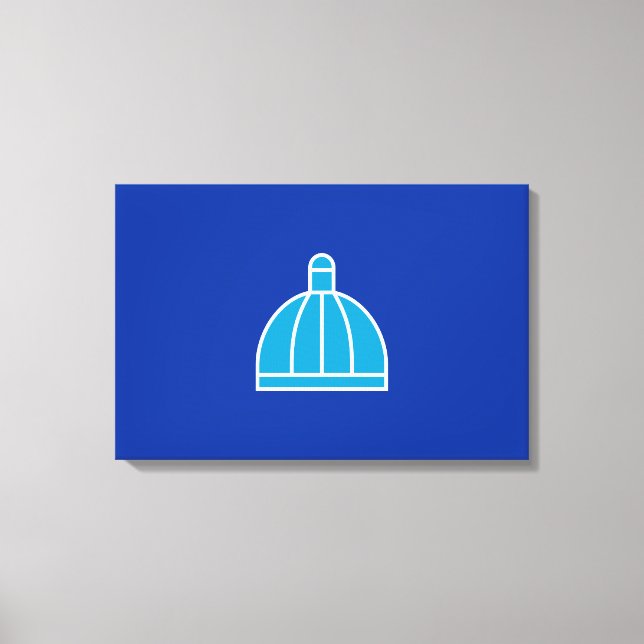 Lienzo Bandera de Durban (Sudáfrica) (Anverso)